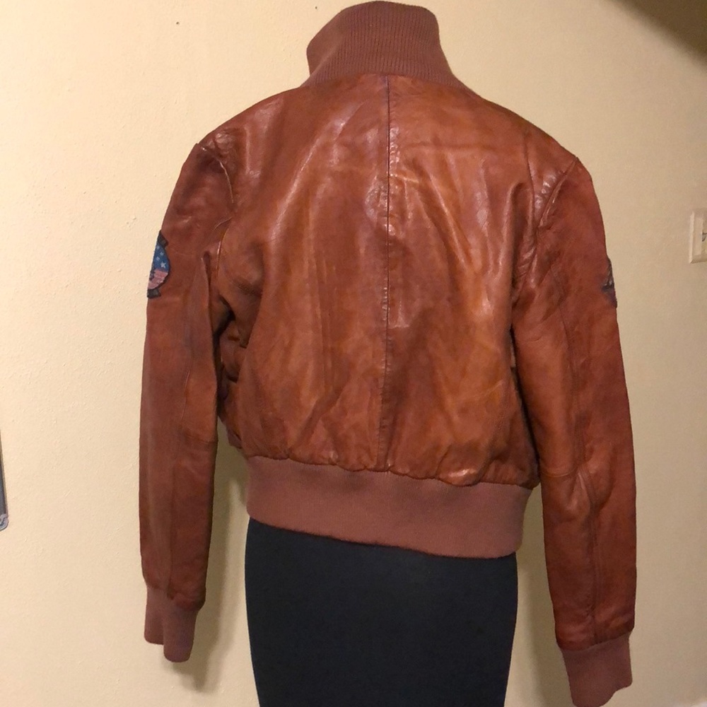 Top Gun Leather Jacket - Picture 5 of 8